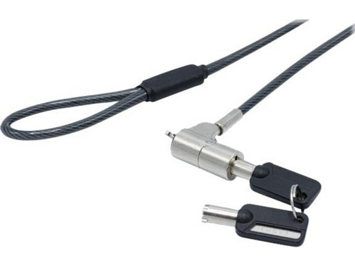 DACOMEX Câble en acier sécurité avec antivol à clé (915105)