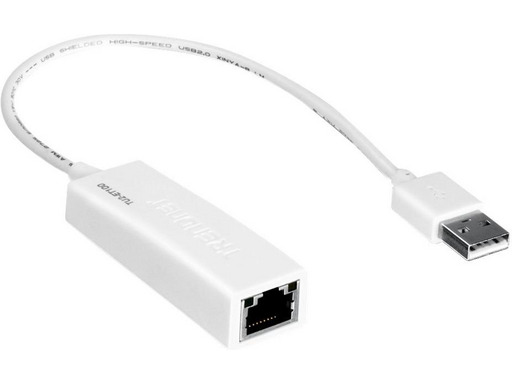 Adaptateur Ethernet rapide USB 2.0 haute vitesse (blanc)